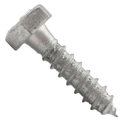 1/4"-10 x 1" Conquest Hex Head Lag Bolt for Wood - Hot Dip Galvanized