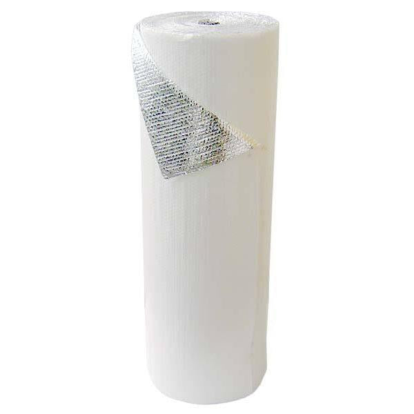 Single Bubble Insulation - White/Foil - 4' X 125' (500 sq ft)